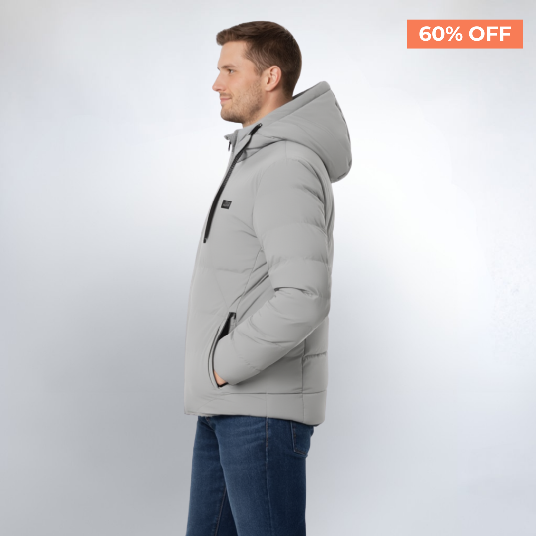 Casaco de inverno aquecido