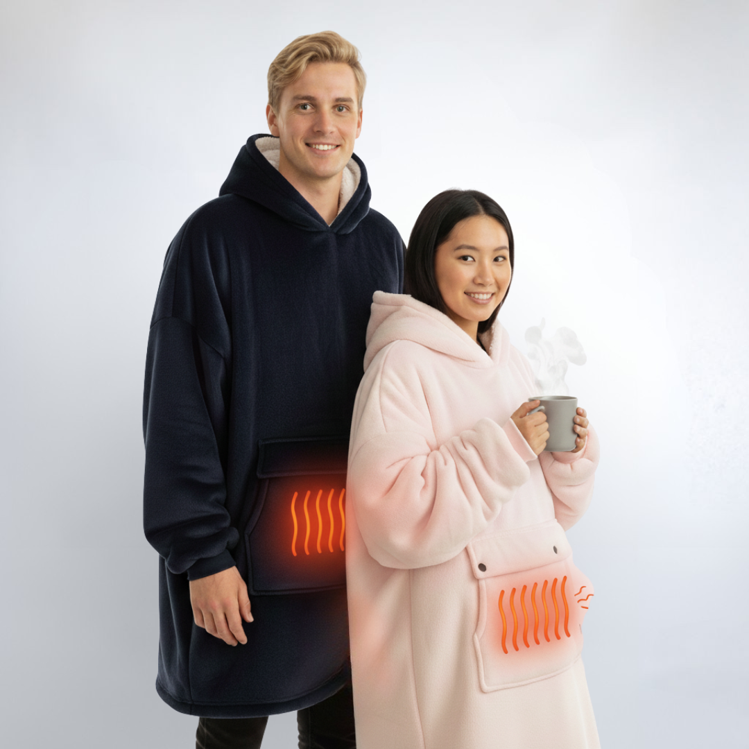 Oversized verwarmbare hoody