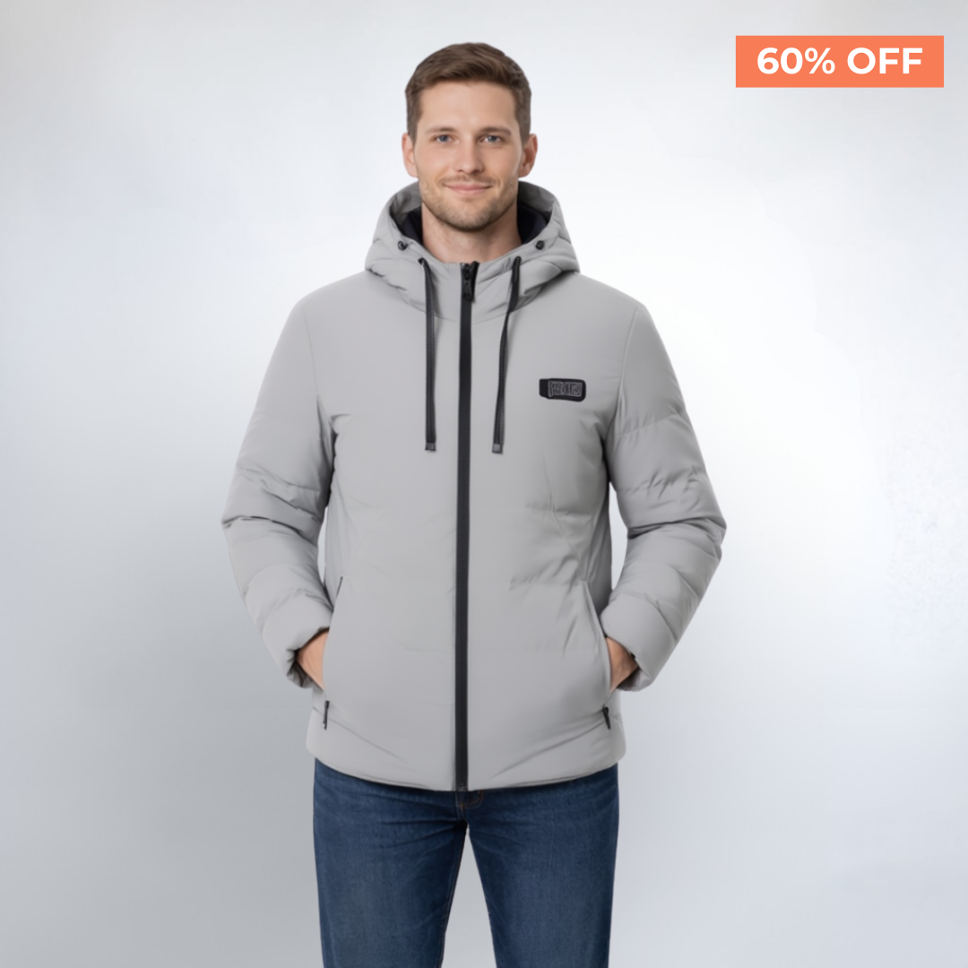 Casaco de inverno aquecido