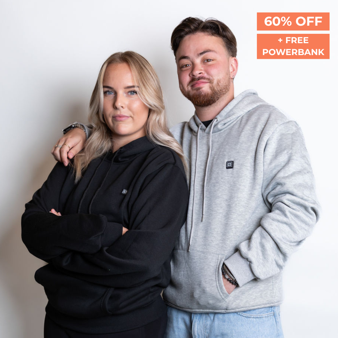 Heatable Hoodie + Free Powerbank