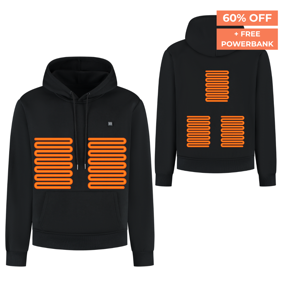 Heatable Hoodie + Free Powerbank