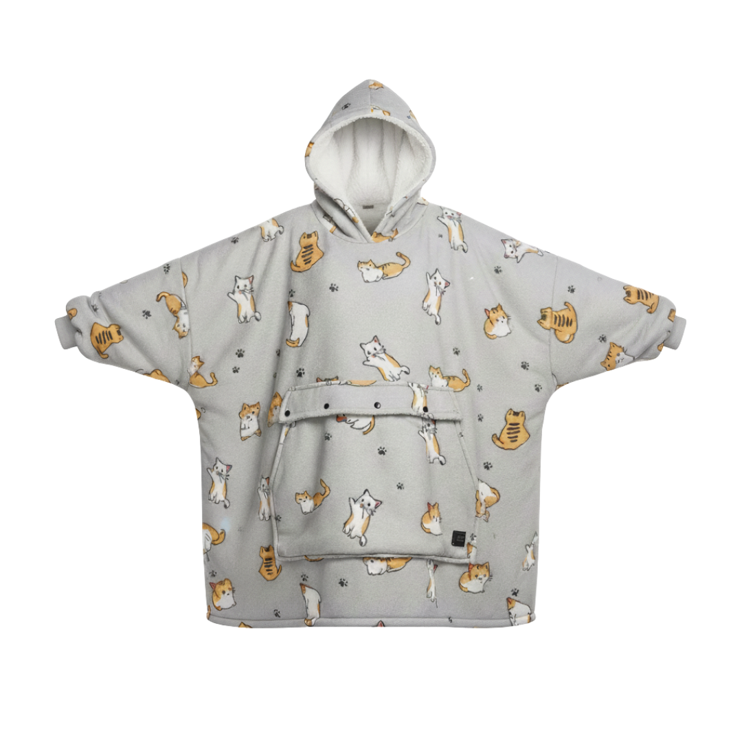 Oversized verwarmbare hoody