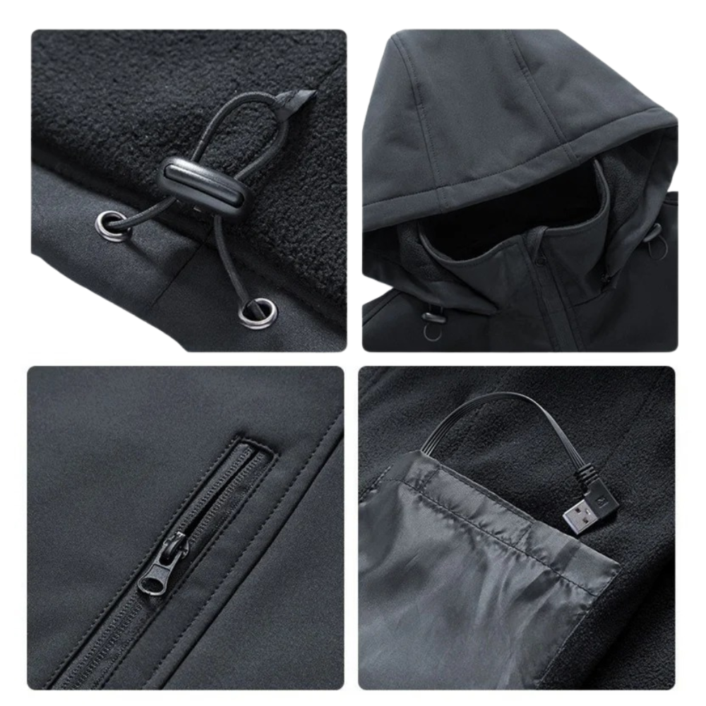 Verwarmbare SoftShell-jas